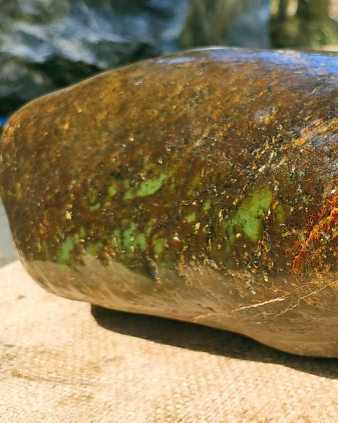 Rare Aceh Green Nephrite Jade Jumbo Masterpiece