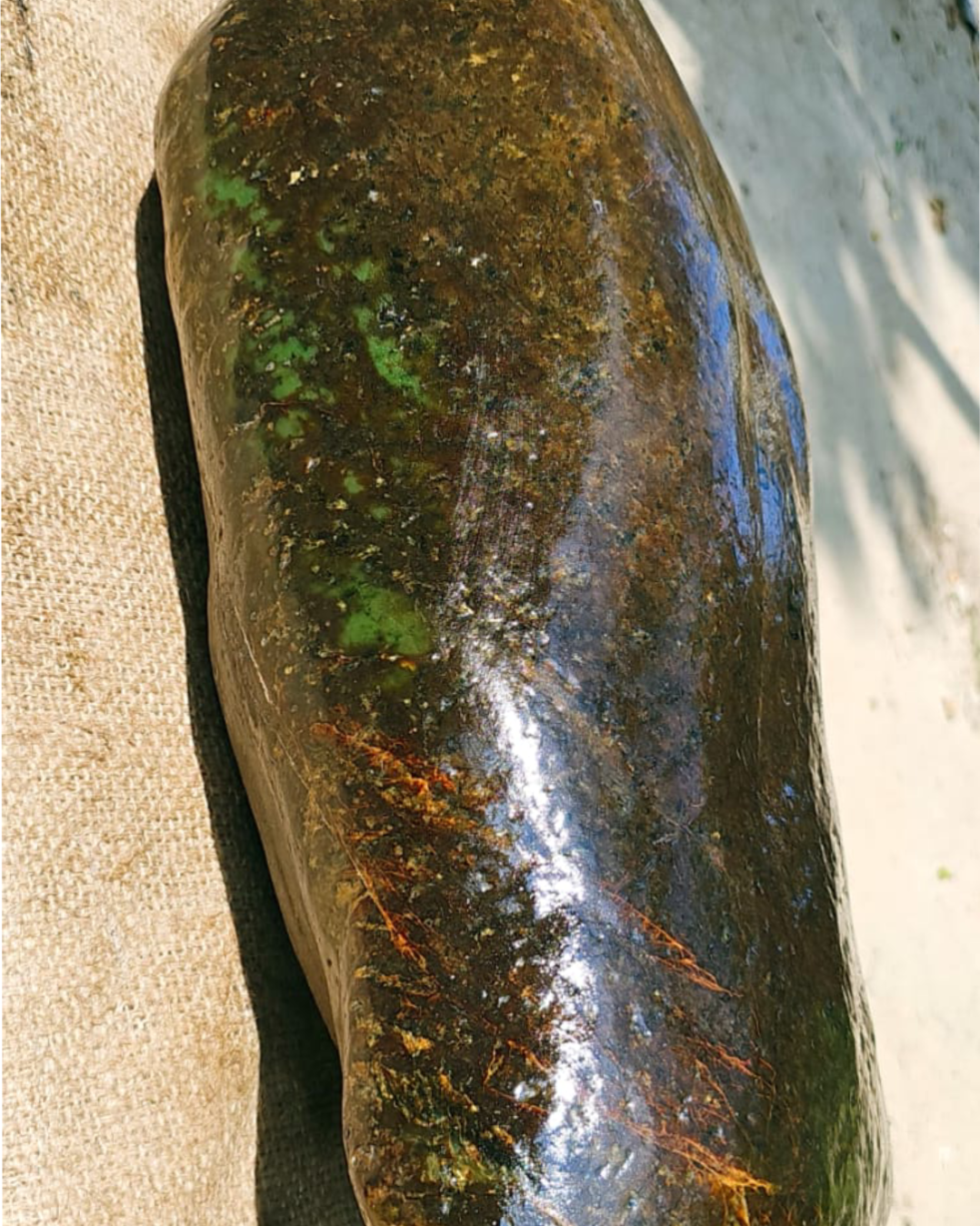 Rare Aceh Green Nephrite Jade Jumbo Masterpiece