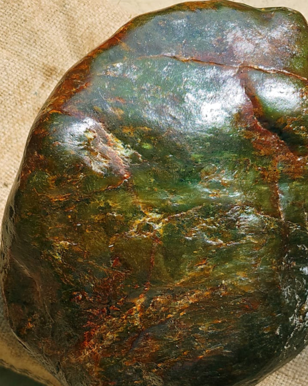 Natural Indonesian Green Nephrite Jade Raw Stone - 23.6 kg