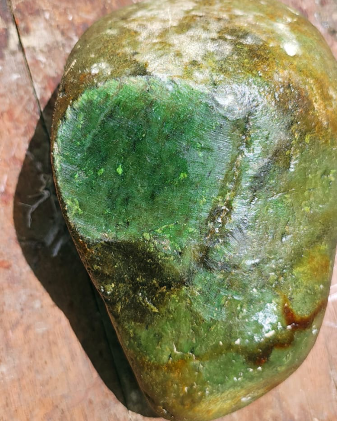 Natural Indonesian Green Nephrite Jade Raw Stone - 5.6 kg