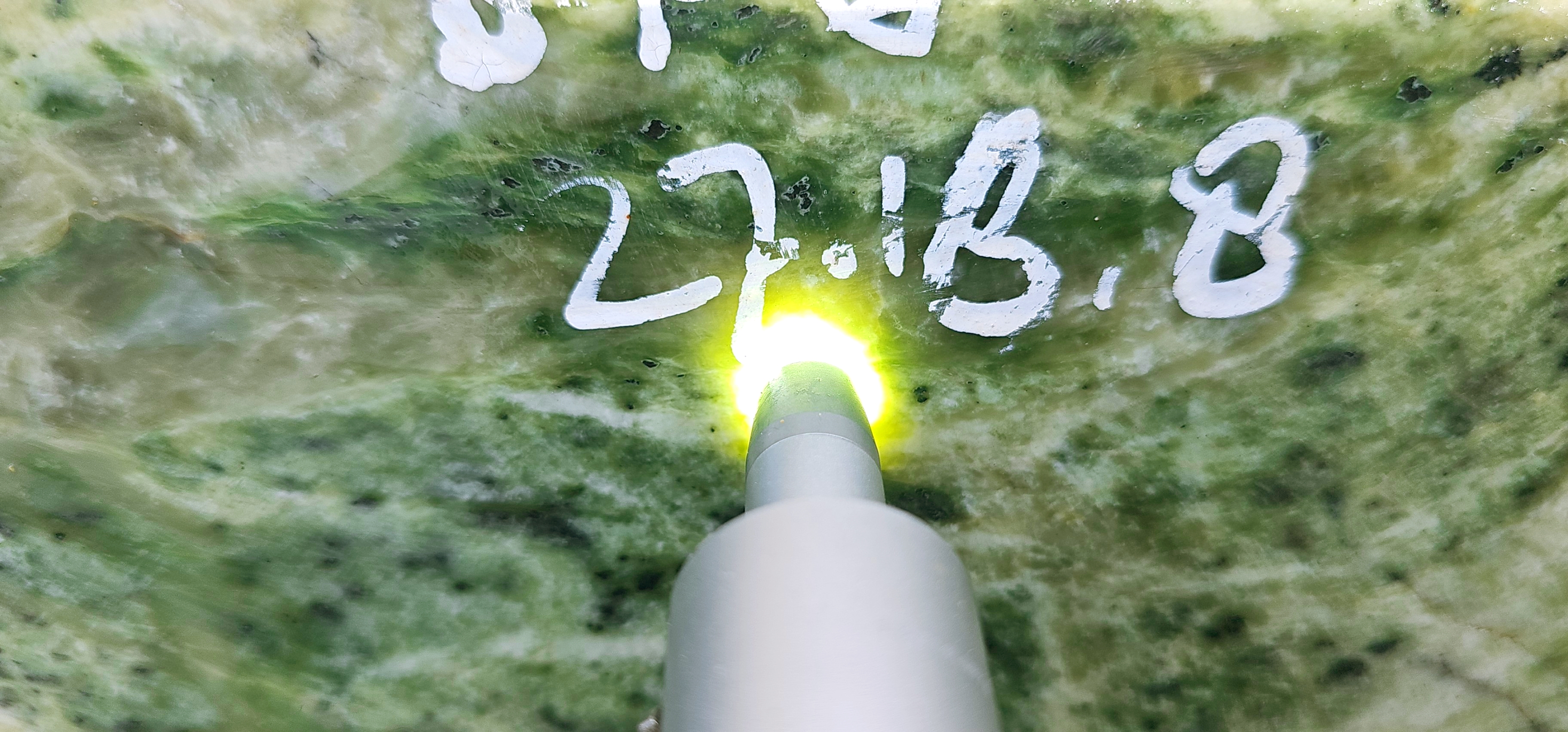 Natural Light Green Nephrite Jade Rough Slab – 8 KG