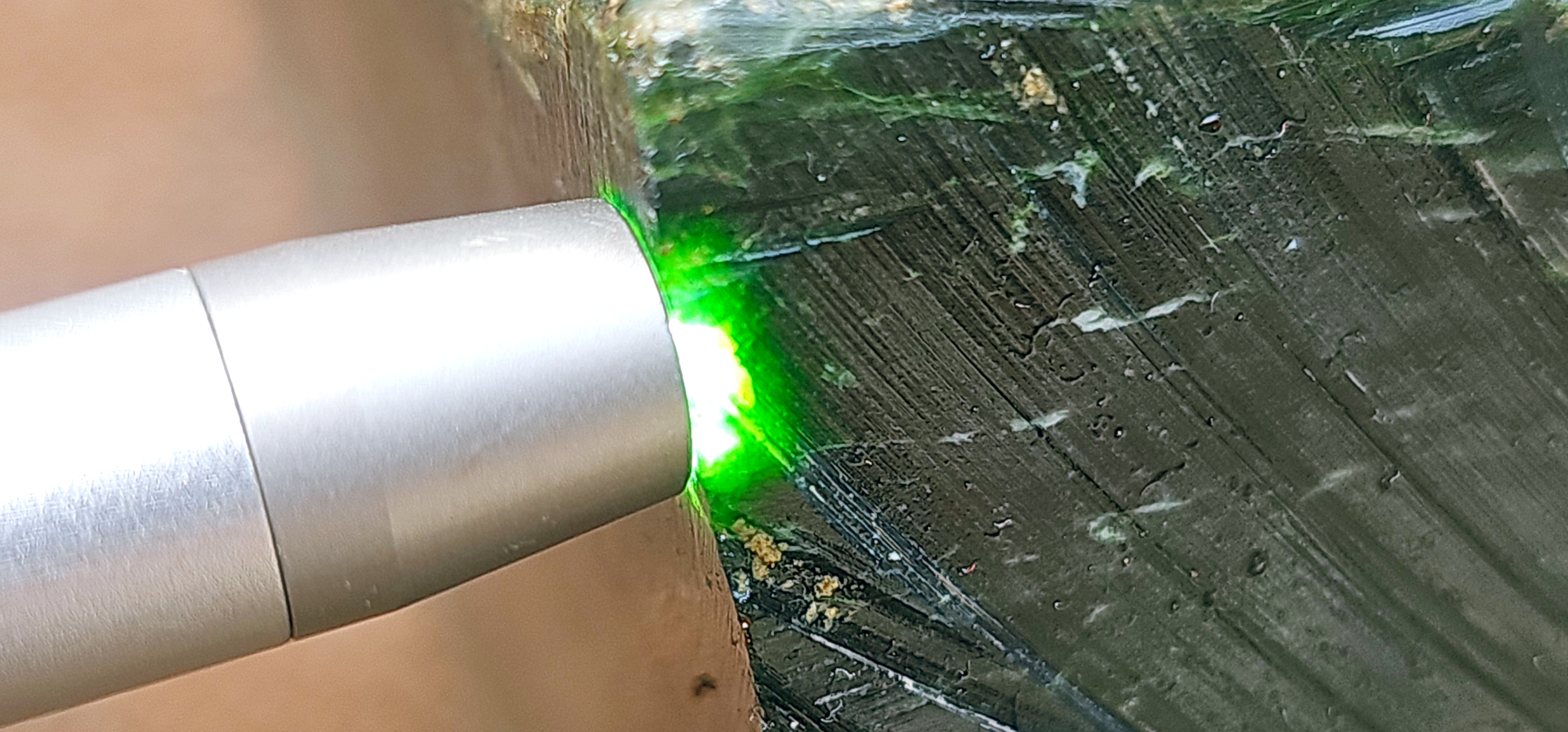 7.5KG Natural Dark Green Nephrite Jade Slab – Deep Green Jade Stone with Blue-Green Veins