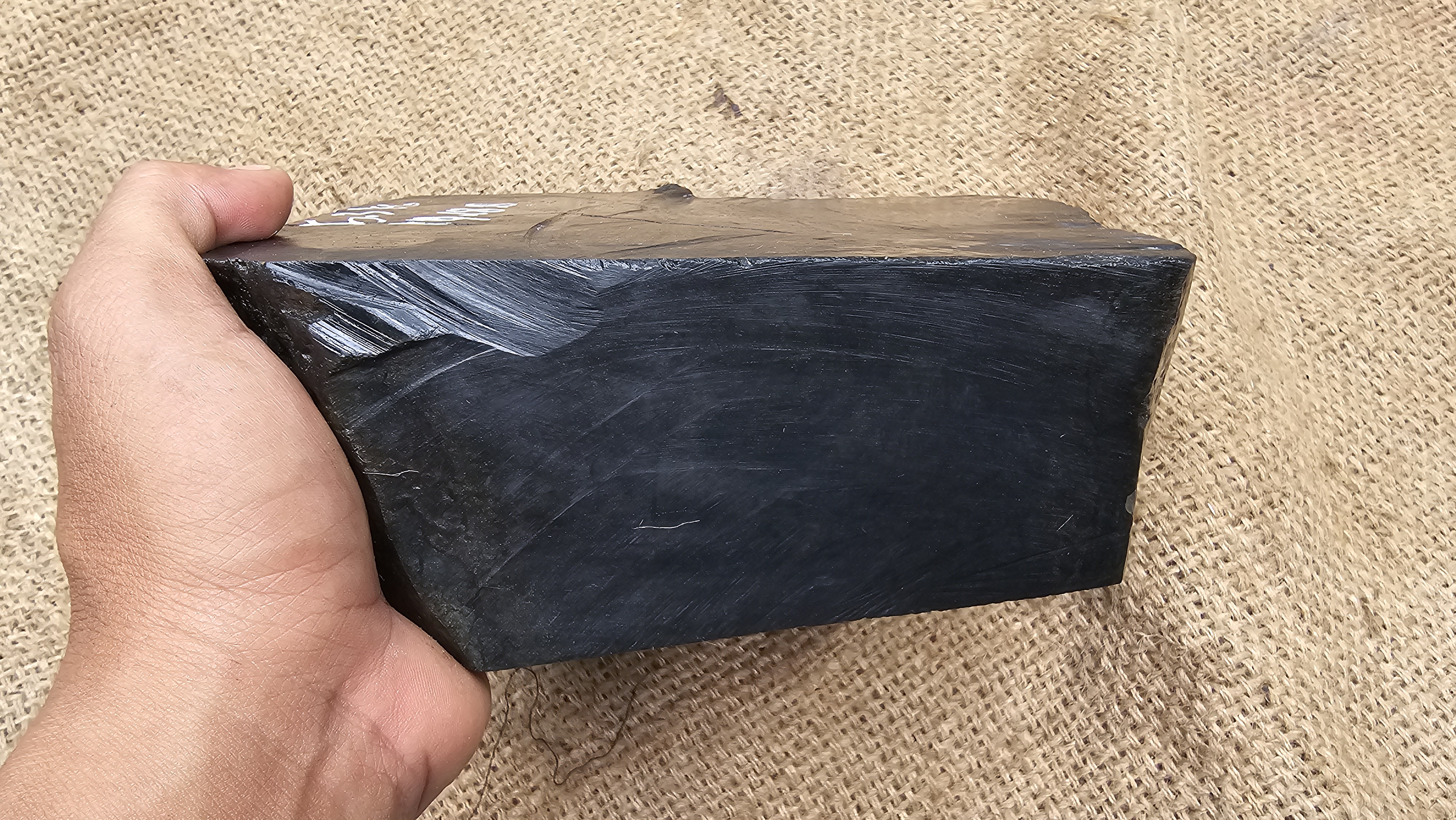 Aceh Natural Dark Black Jade Rough Stone – 5.3 KG