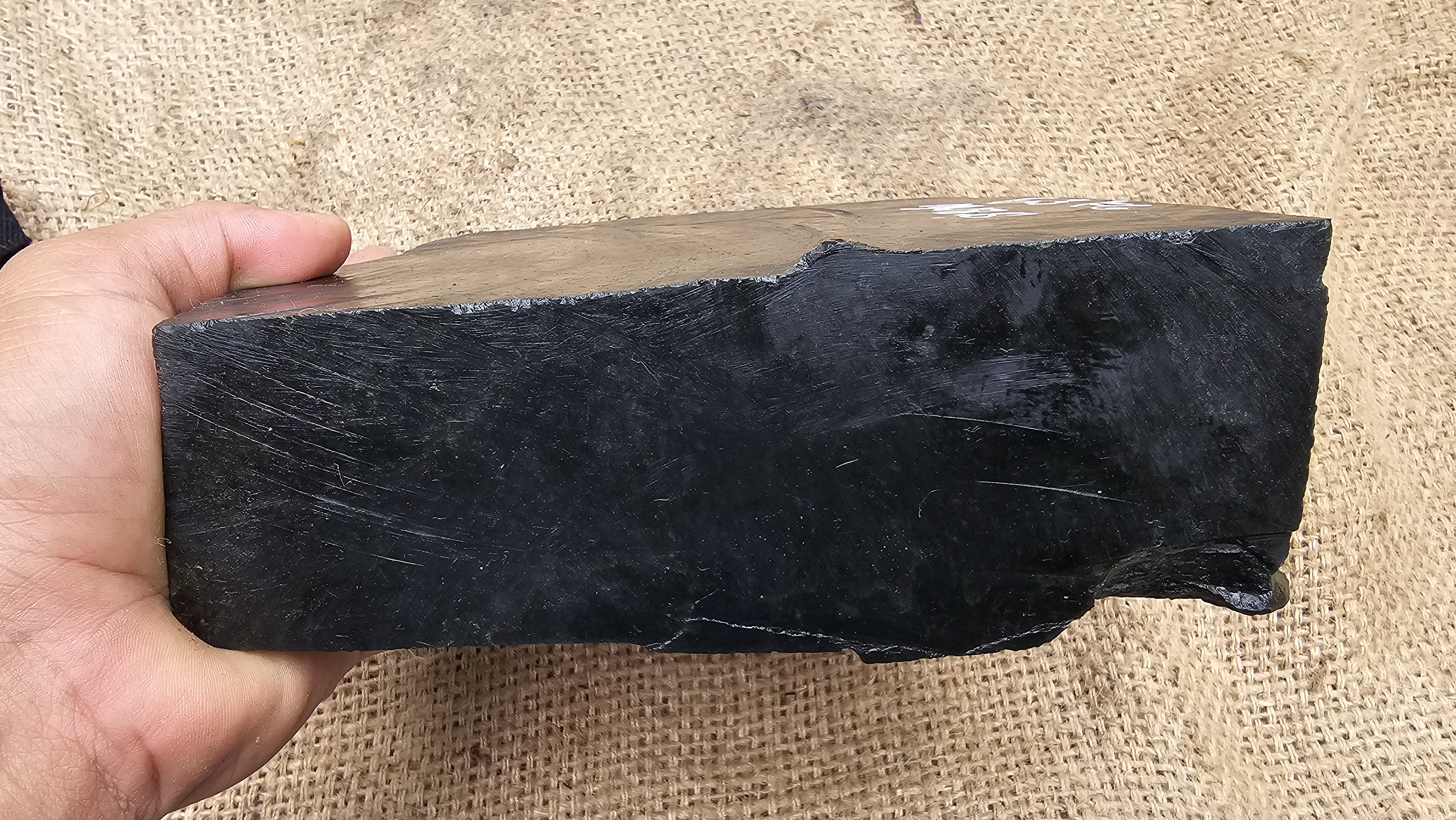 Aceh Natural Dark Black Jade Rough Stone – 5.3 KG