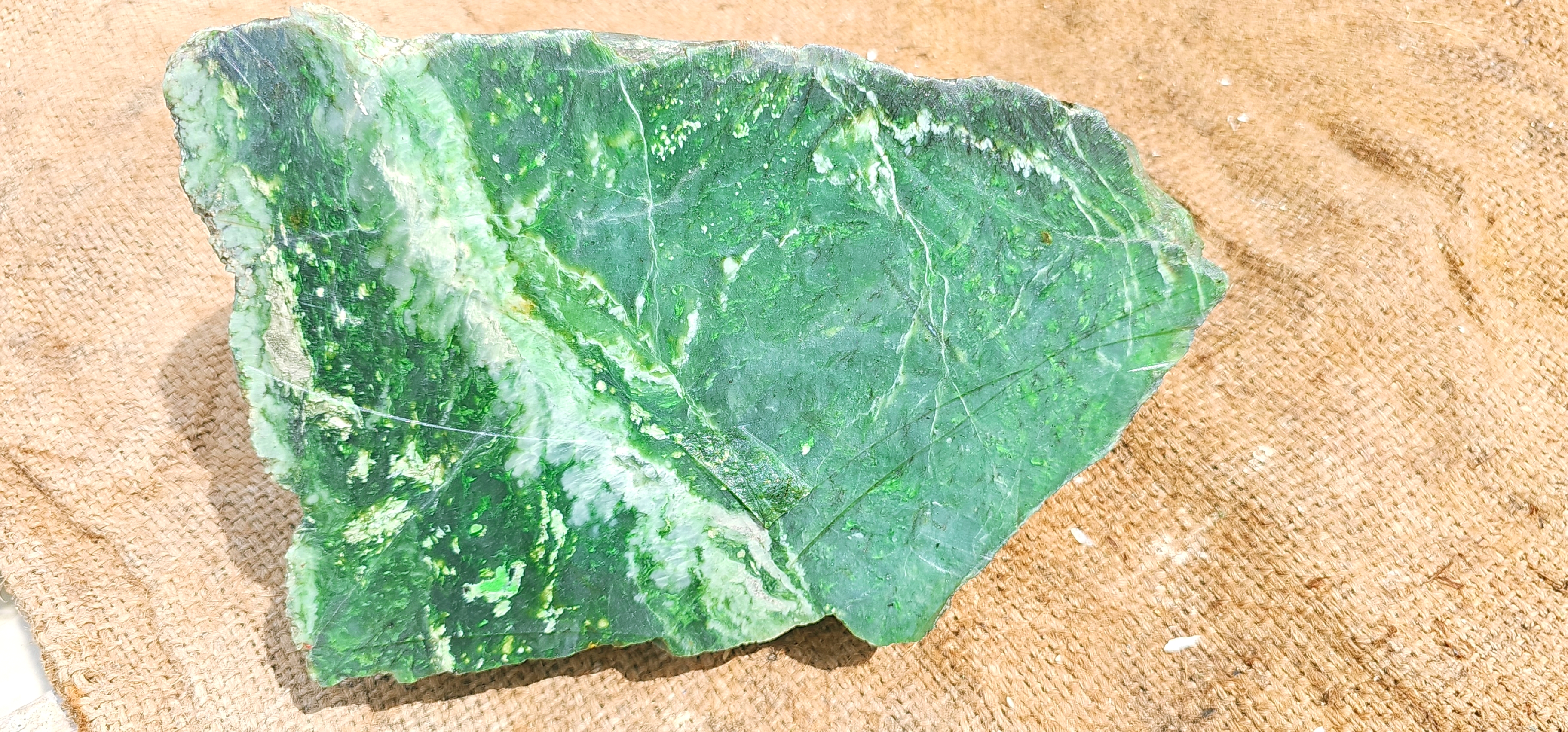 Natural Blue-Green Nephrite Jade Rough Stone – 4.5 KG