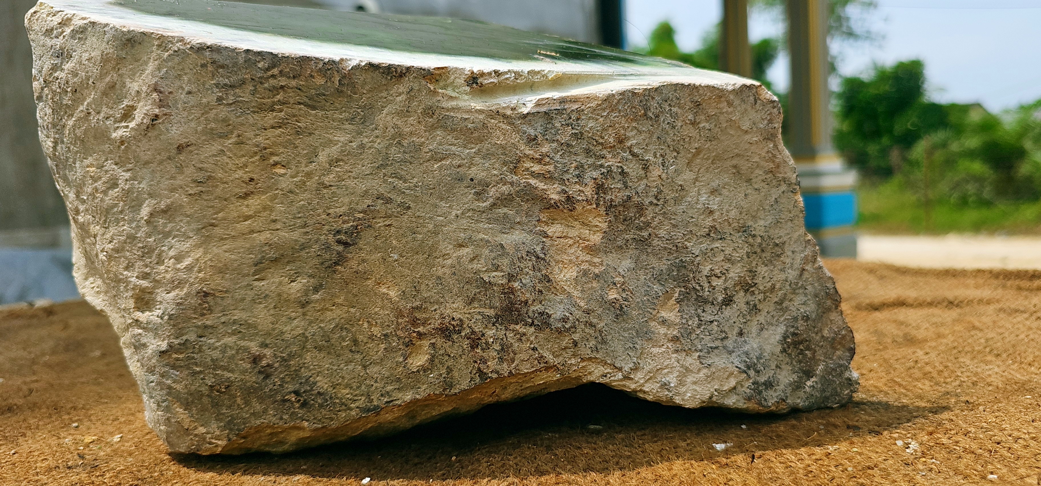 Natural Green Jade Rough Stone 10.7KG – Premium Raw Jade Material