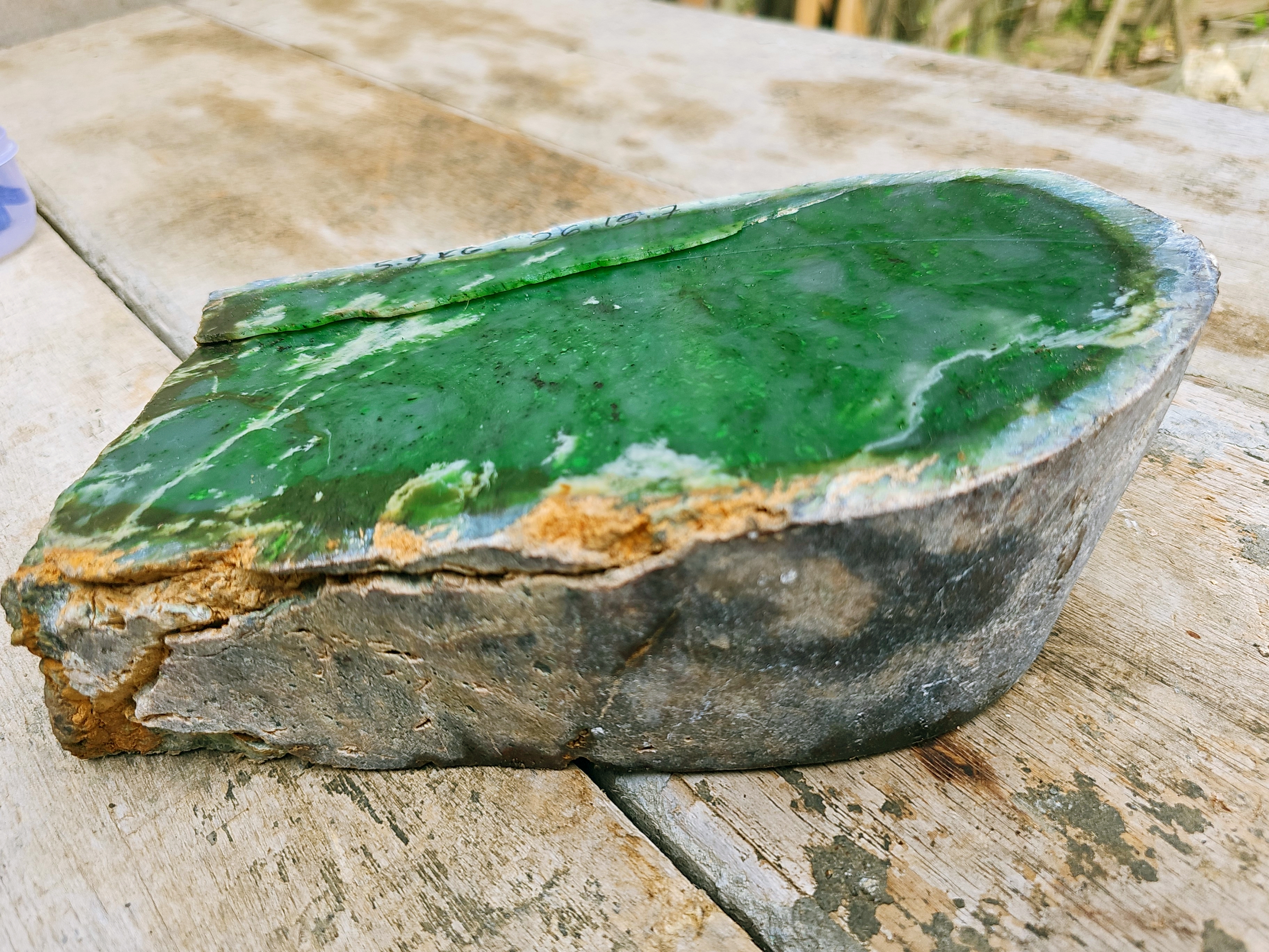 Natural Green Jade Rough Stone – 5.9 KG