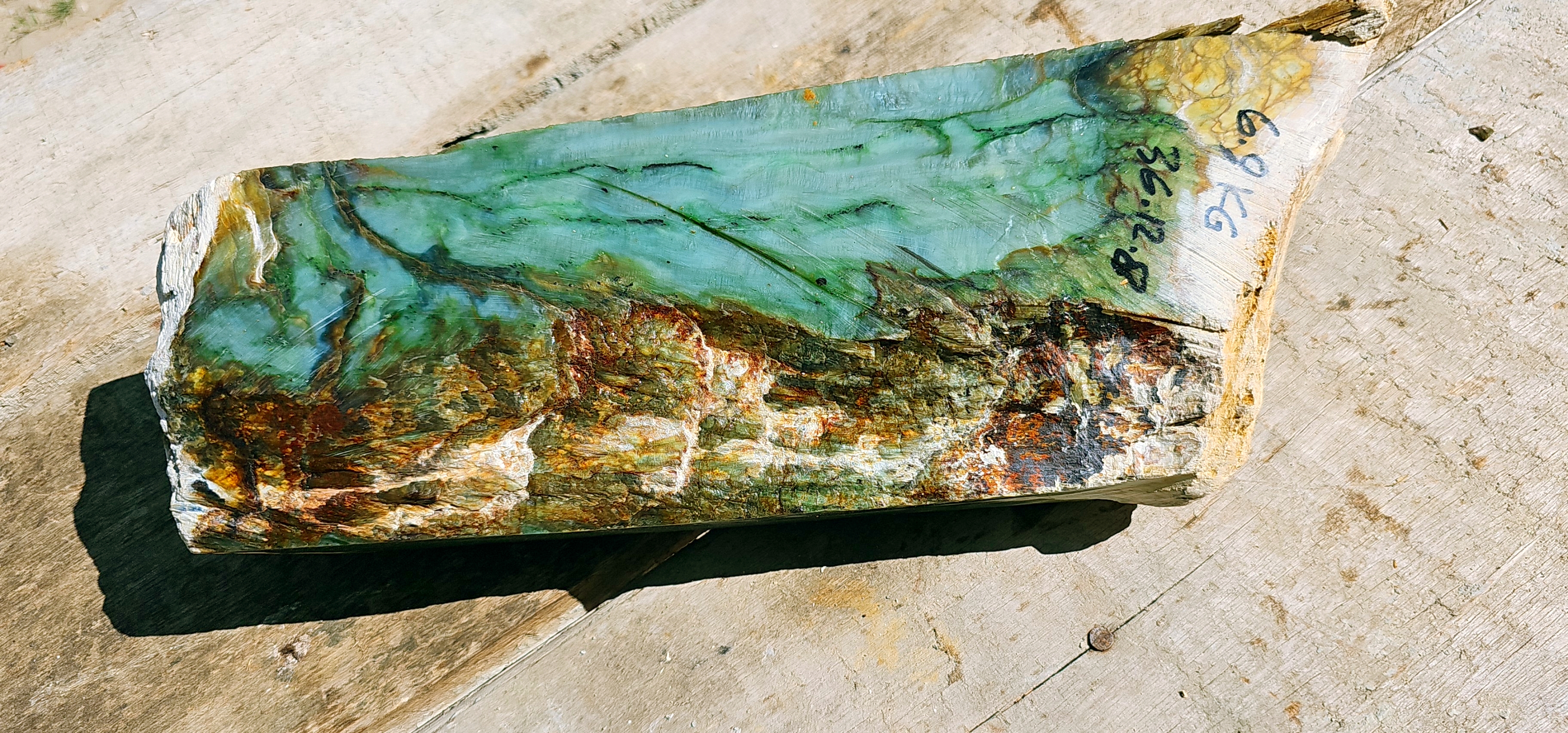 Aceh Natural Vibrant Green Nephrite Jade Rough Stone – 6.9 KG