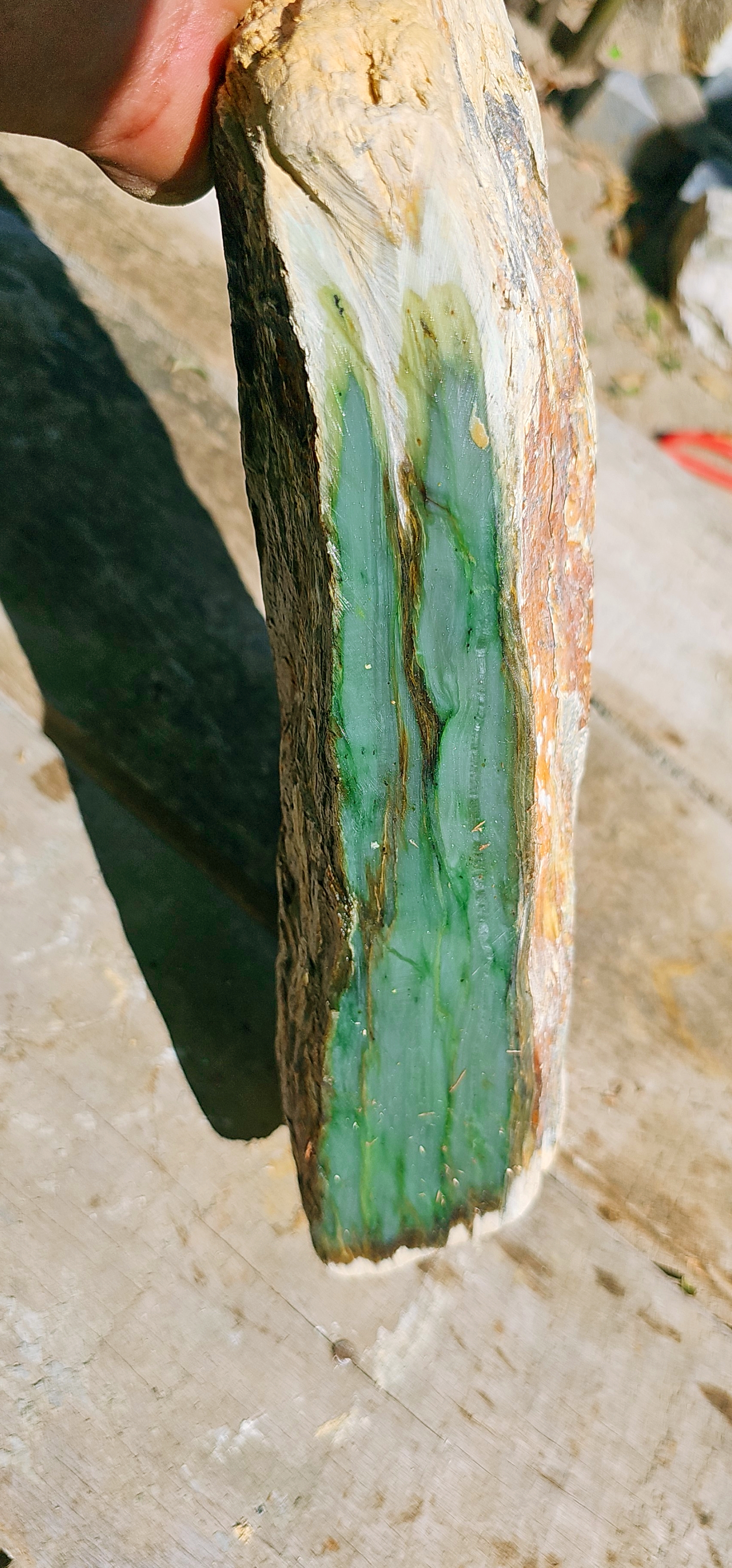 Aceh Natural Vibrant Green Nephrite Jade Rough Stone – 6.9 KG