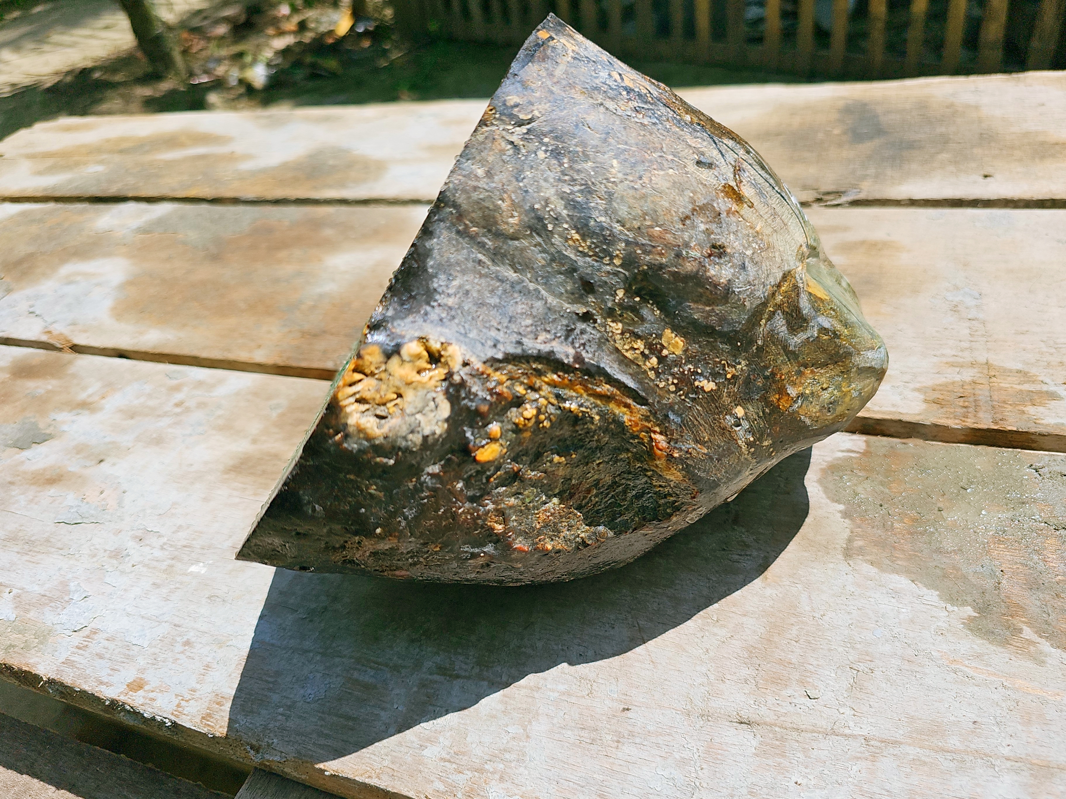 Aceh Natural Vivid Green Nephrite Jade Slab – 15.8 KG