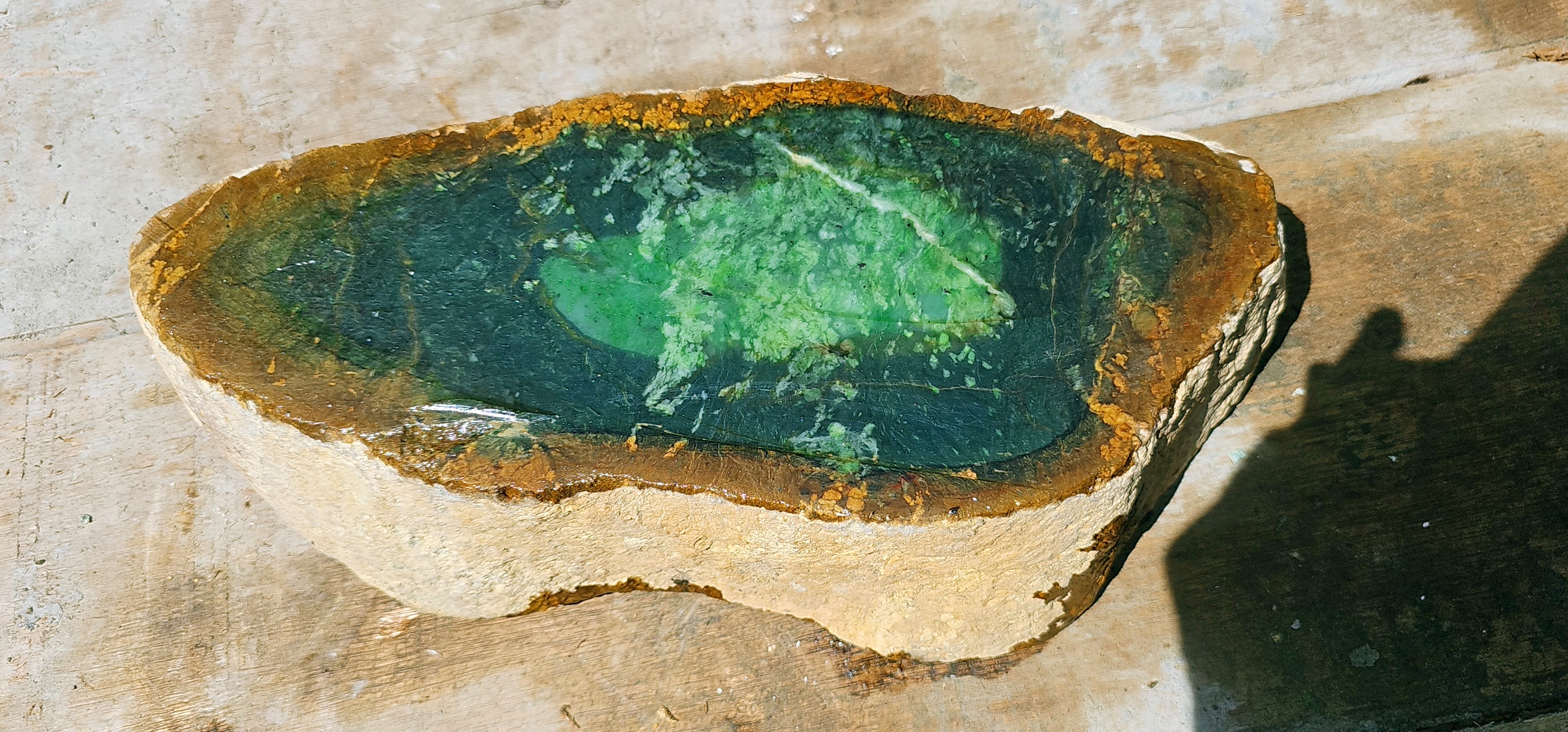 Aceh Natural Vivid Green Jadeite Rough Stone – 8.5 KG