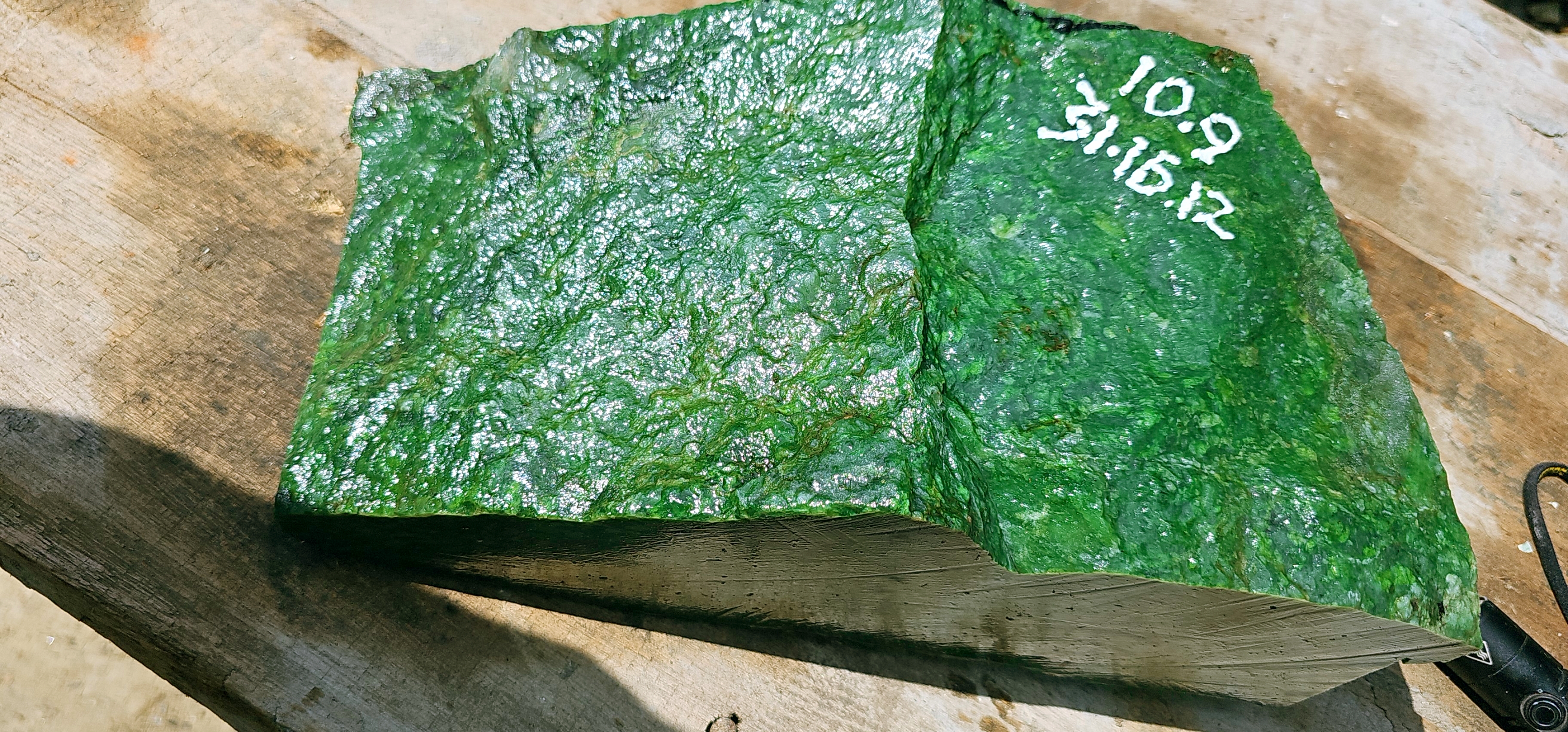 Aceh Natural Vibrant Emerald Green Nephrite Jade Rough Stone – 10.9 KG