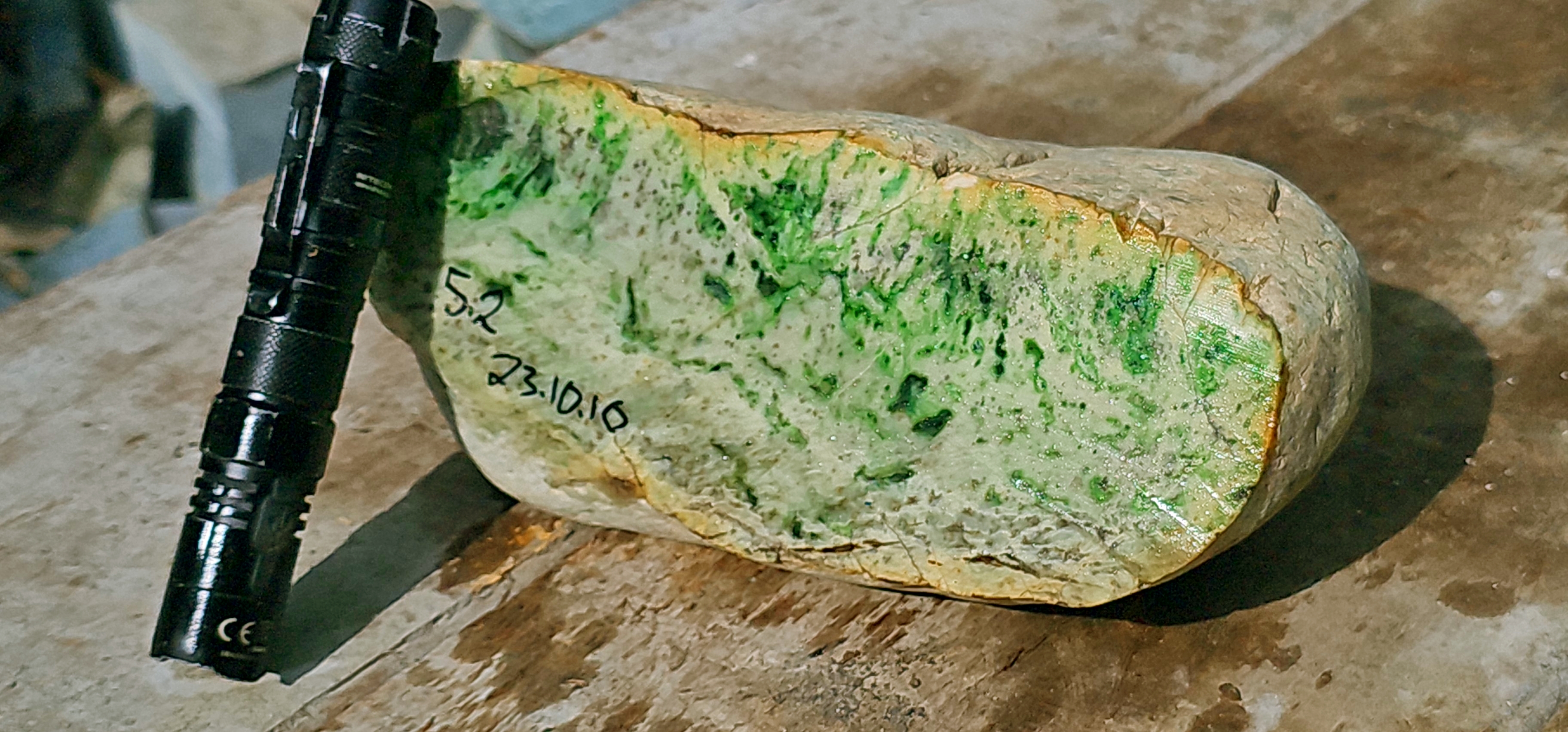 Aceh Natural Vibrant Emerald Green Nephrite Jade Raw Stone – 5.2 KG