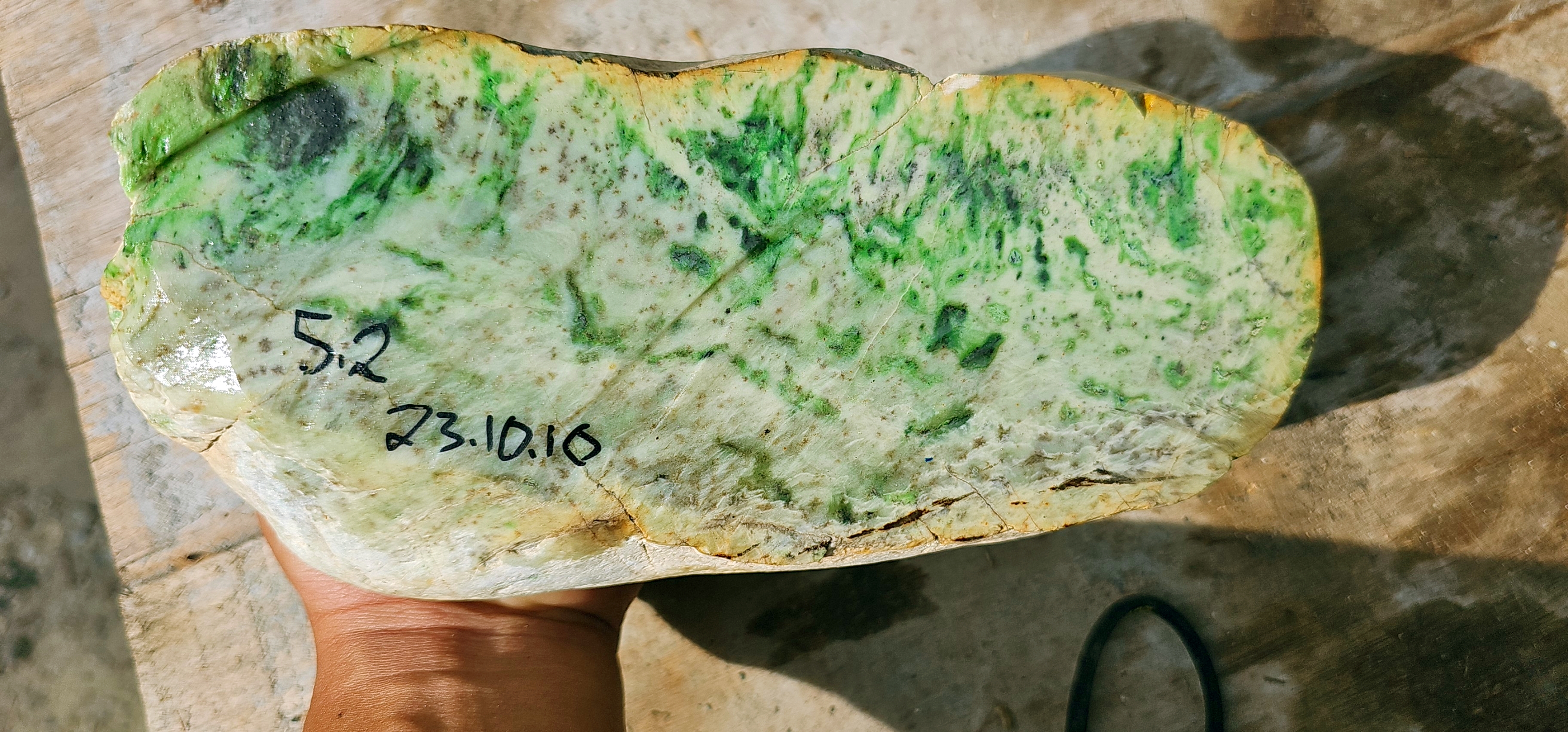 Aceh Natural Vibrant Emerald Green Nephrite Jade Raw Stone – 5.2 KG