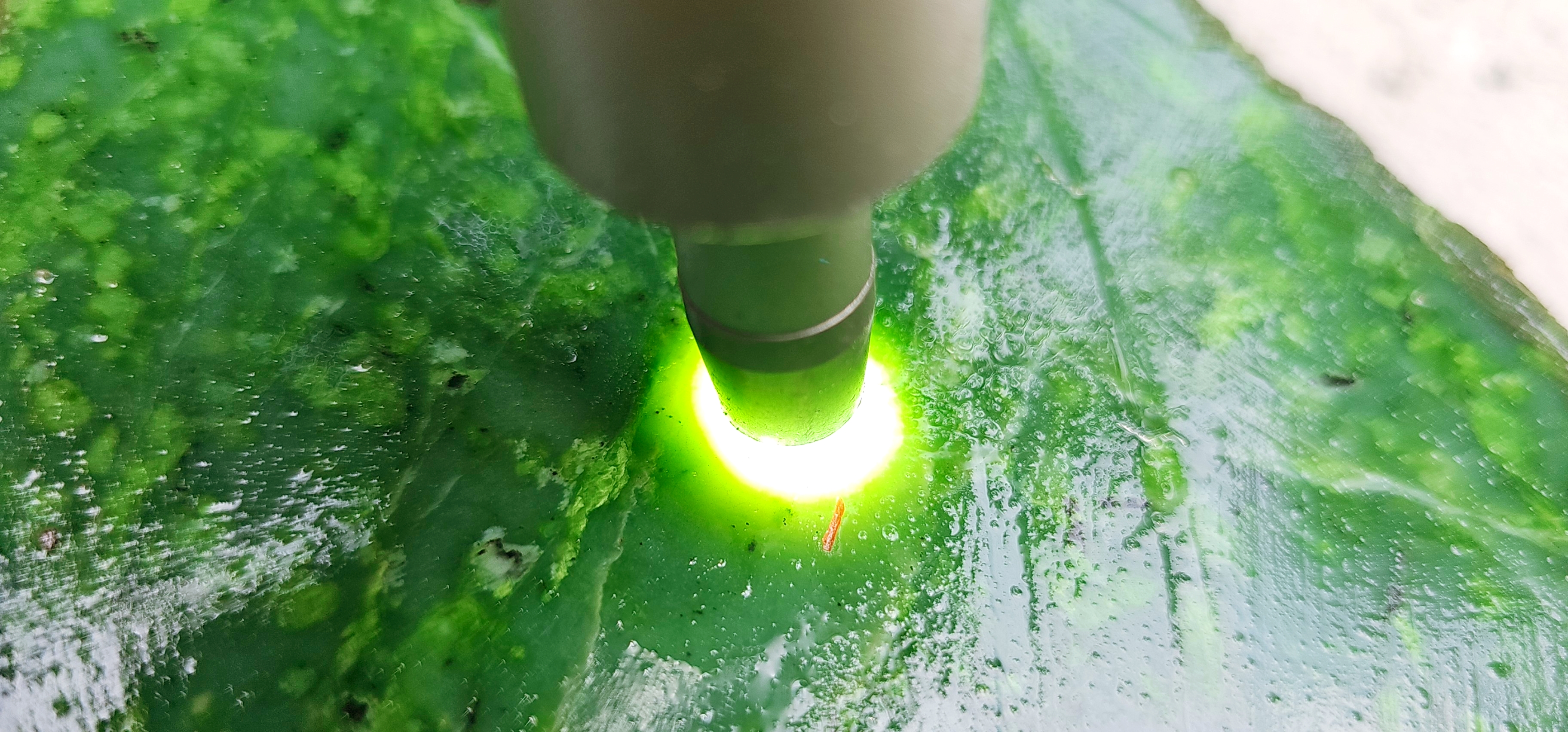 Aceh Natural Vibrant Apple Green Nephrite Jade Raw Stone – 4.7 KG