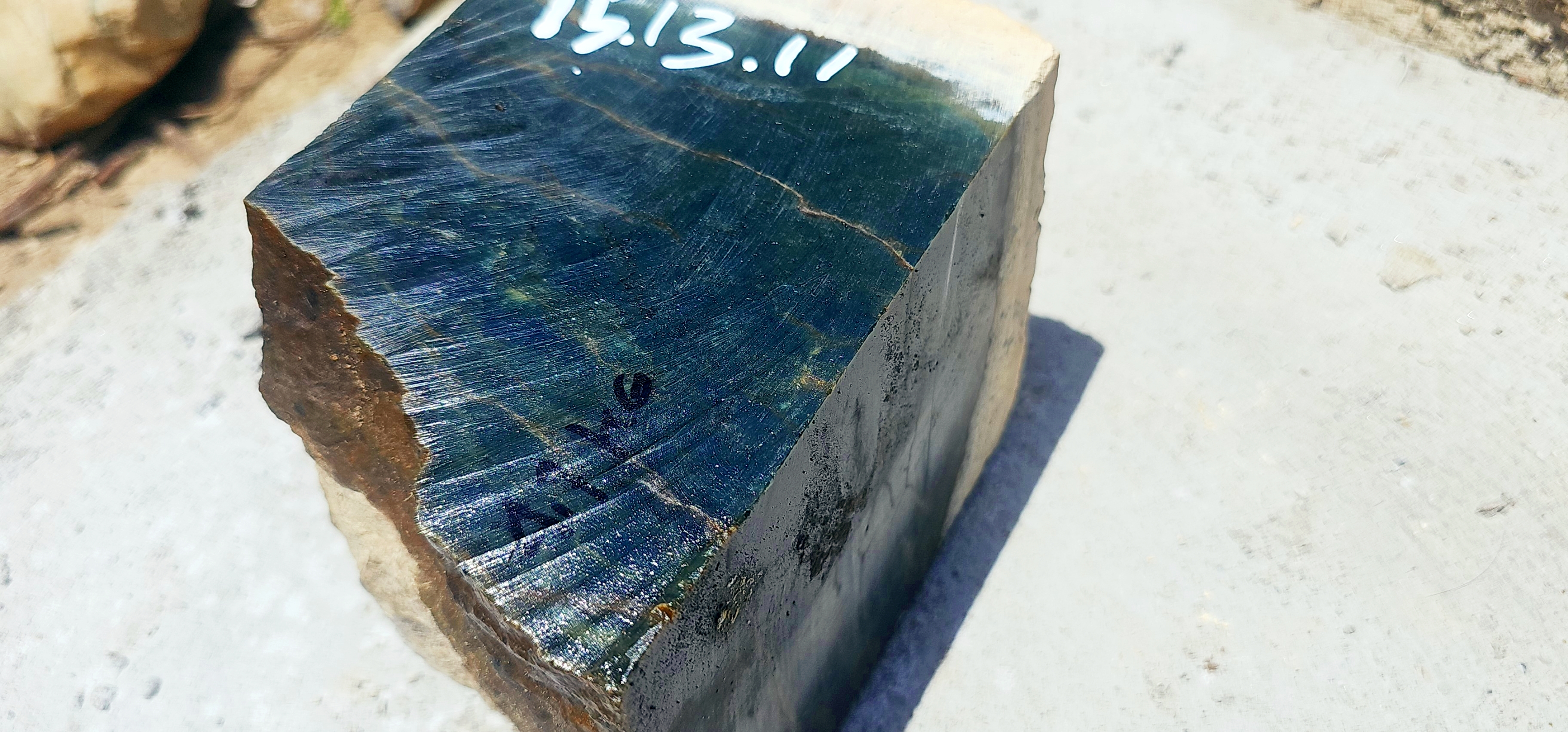 Aceh Natural Deep Green Nephrite Jade Rough Stone – 4.7 KG