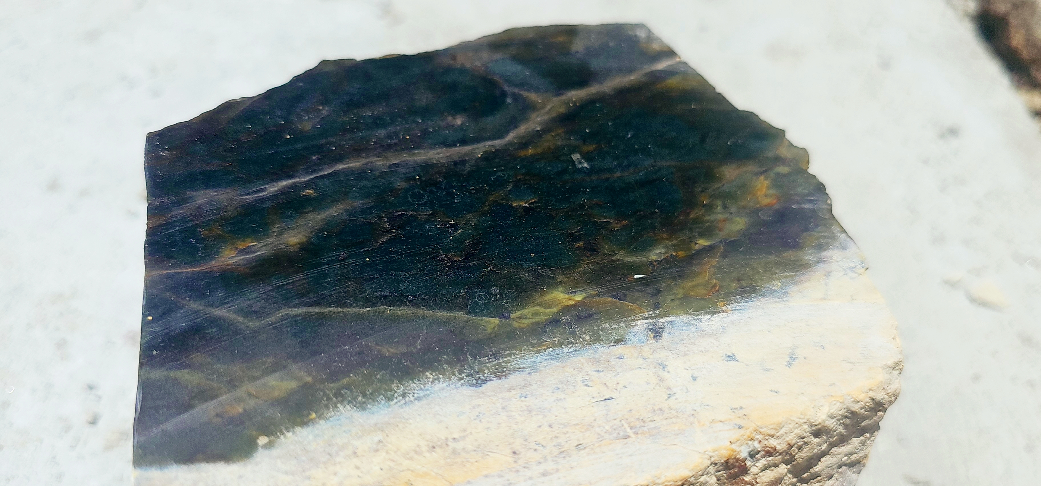 Aceh Natural Deep Green Nephrite Jade Rough Stone – 4.7 KG