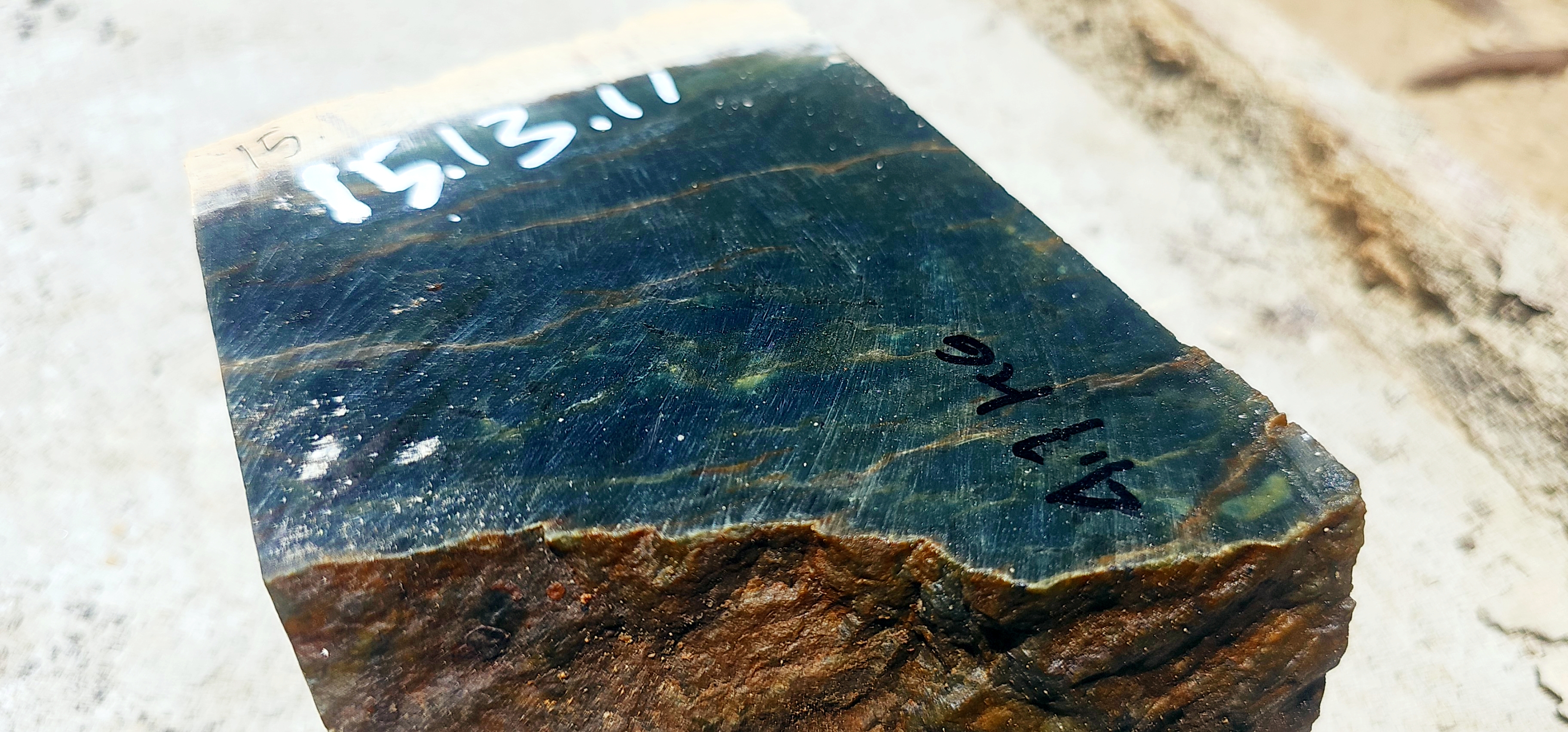 Aceh Natural Deep Green Nephrite Jade Rough Stone – 4.7 KG