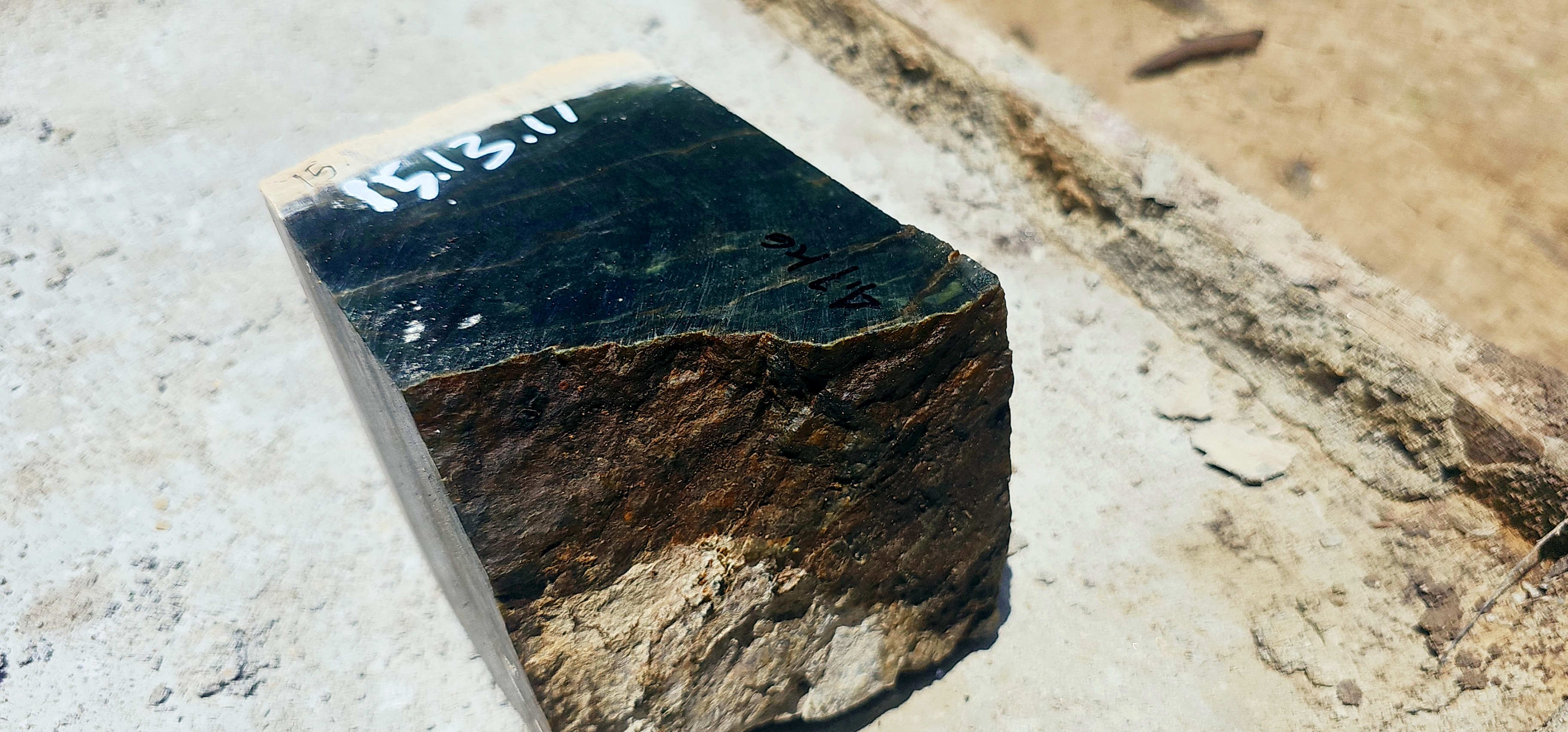 Aceh Natural Deep Green Nephrite Jade Rough Stone – 4.7 KG