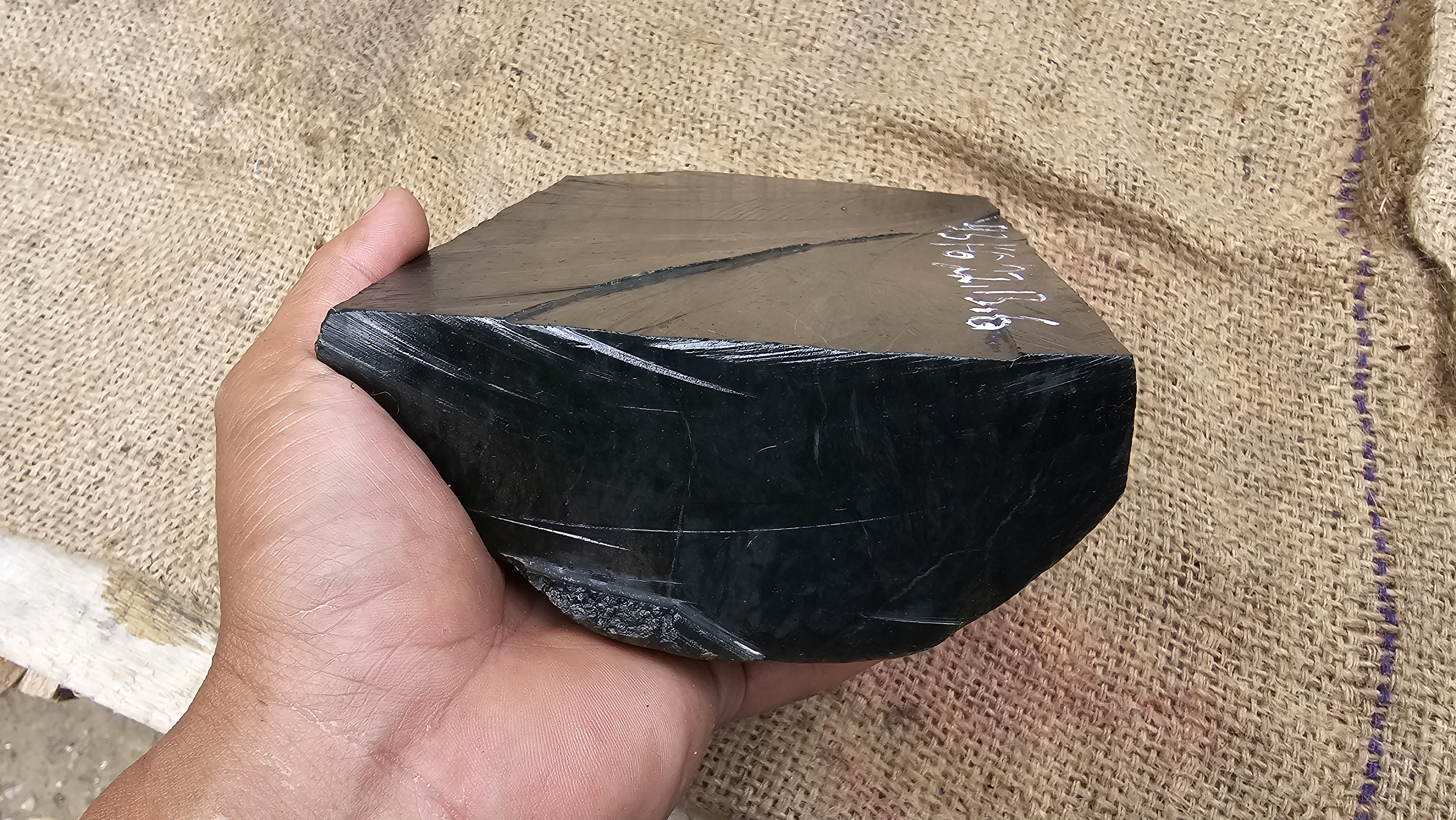 Aceh Natural Deep Forest Green Nephrite Jade Rough Stone – 4.3 KG