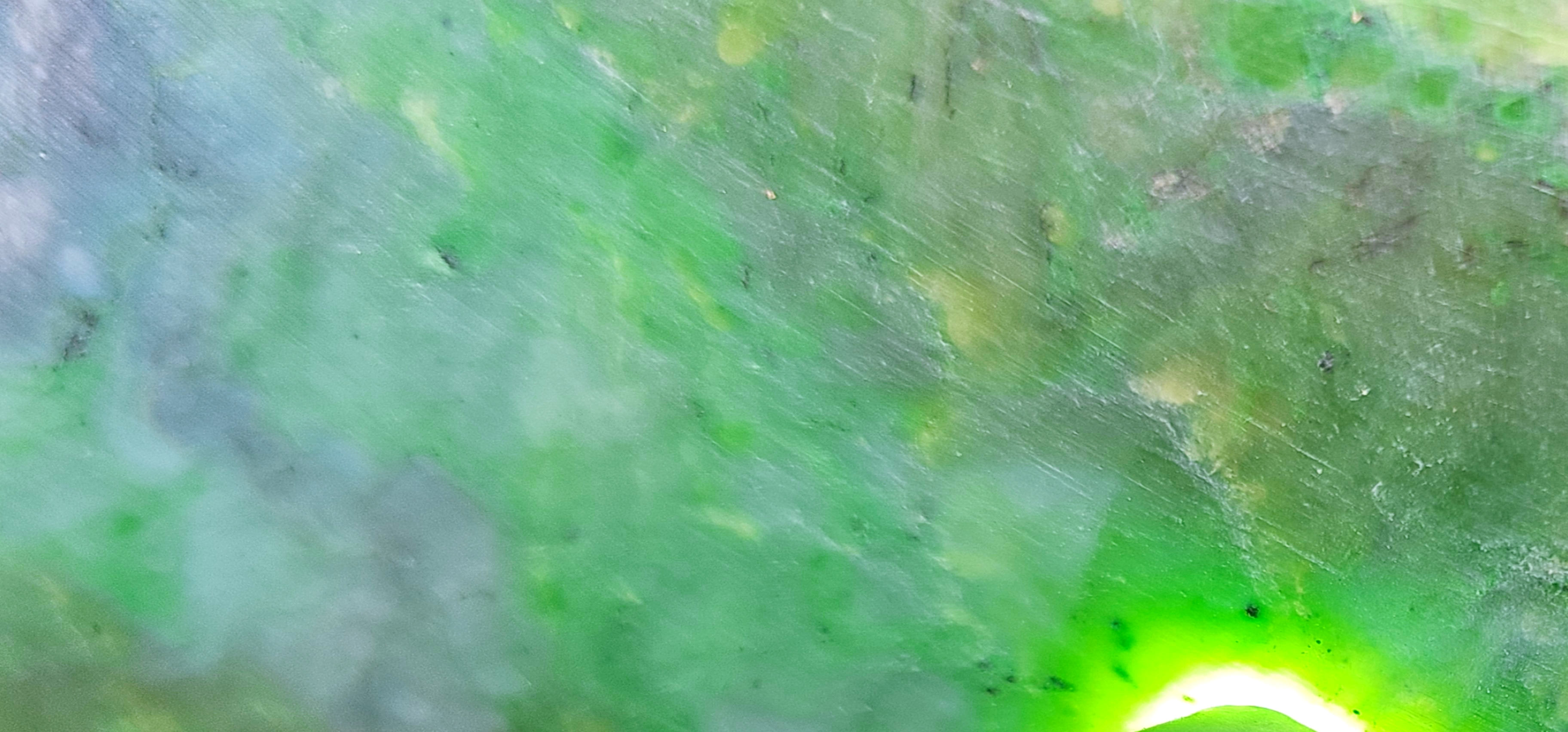 Aceh Natural Vivid Green Nephrite Jade Rough Stone – 6.2 KG
