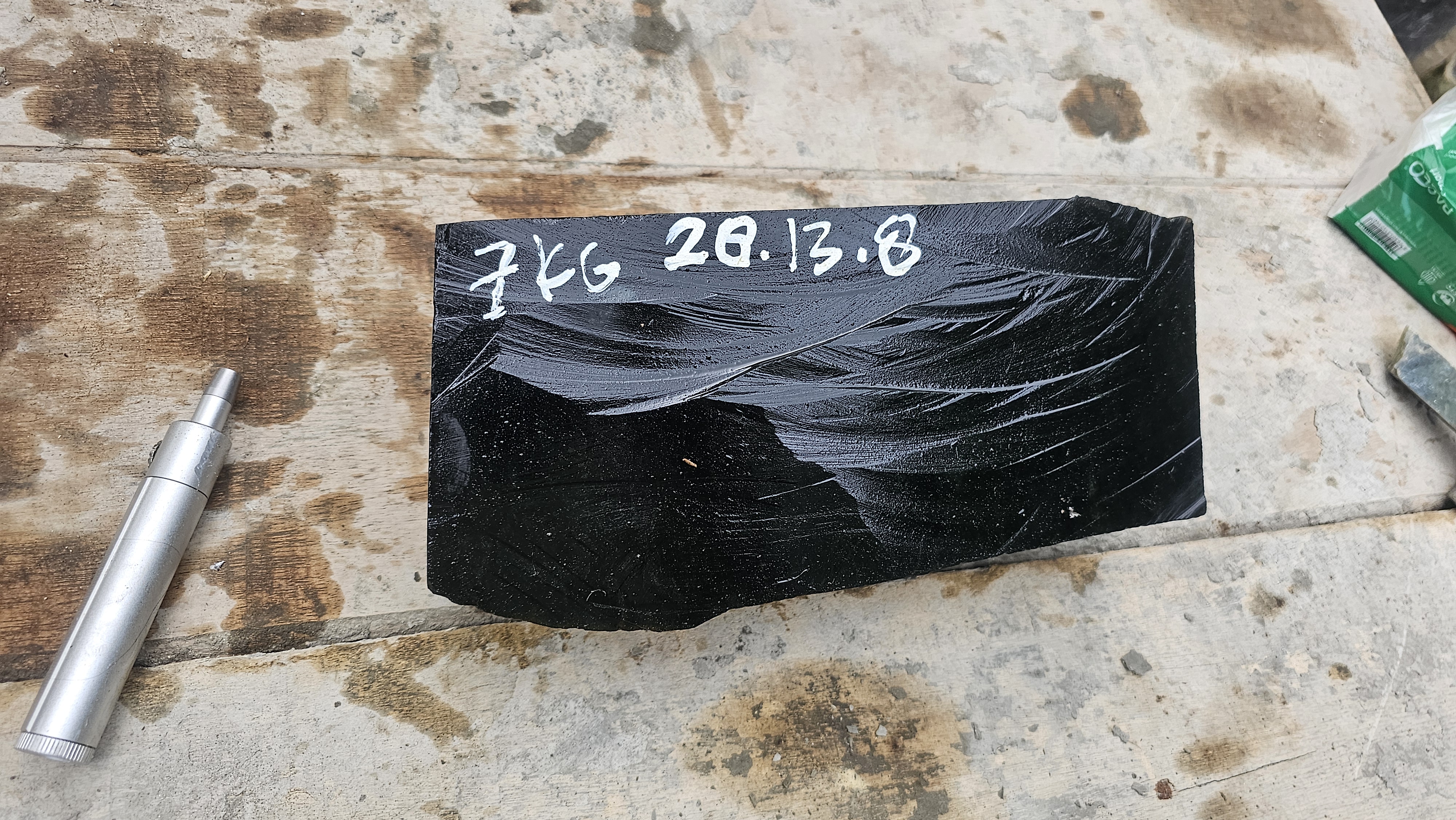 Aceh Natural Dark Green Nephrite Jade Slab Rough Stone – 7 KG