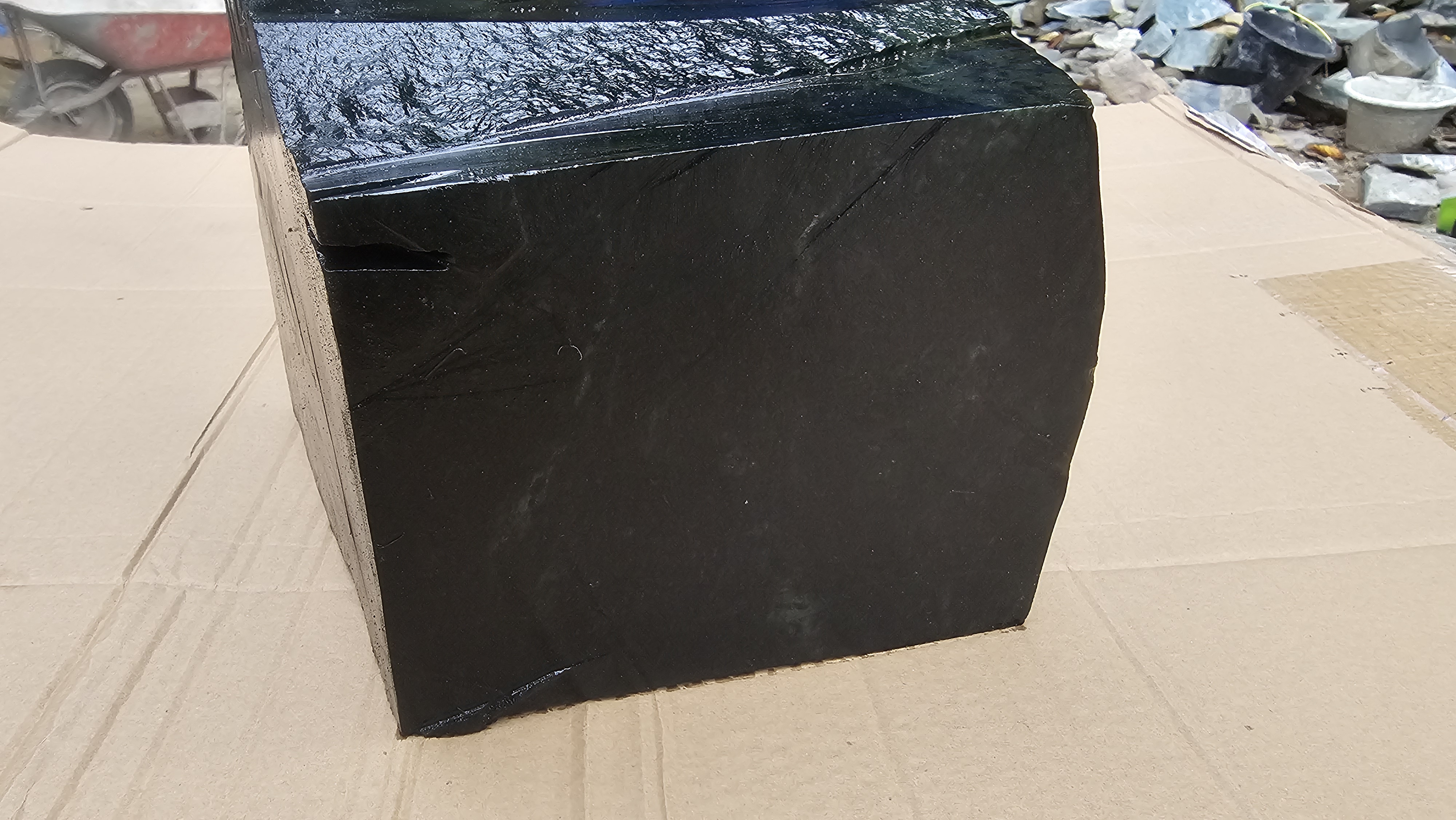 Aceh Natural Dark Green Nephrite Jade Rough Stone – 11.8 KG