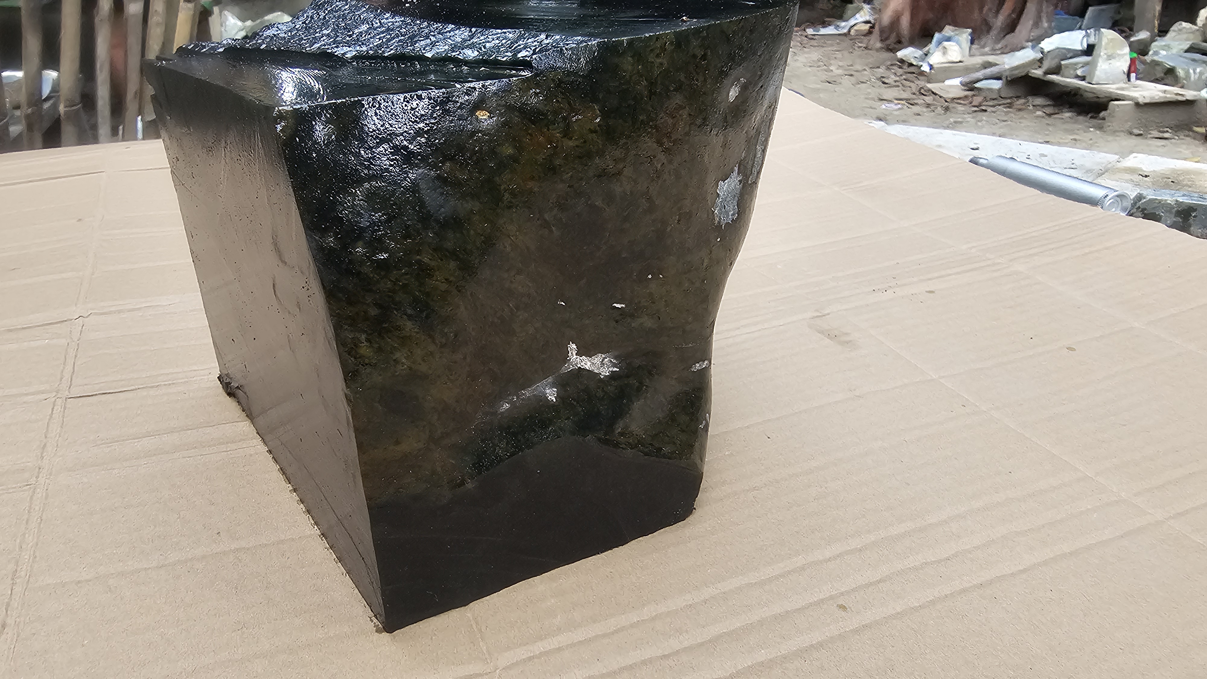 Aceh Natural Dark Green Nephrite Jade Rough Stone – 11.8 KG