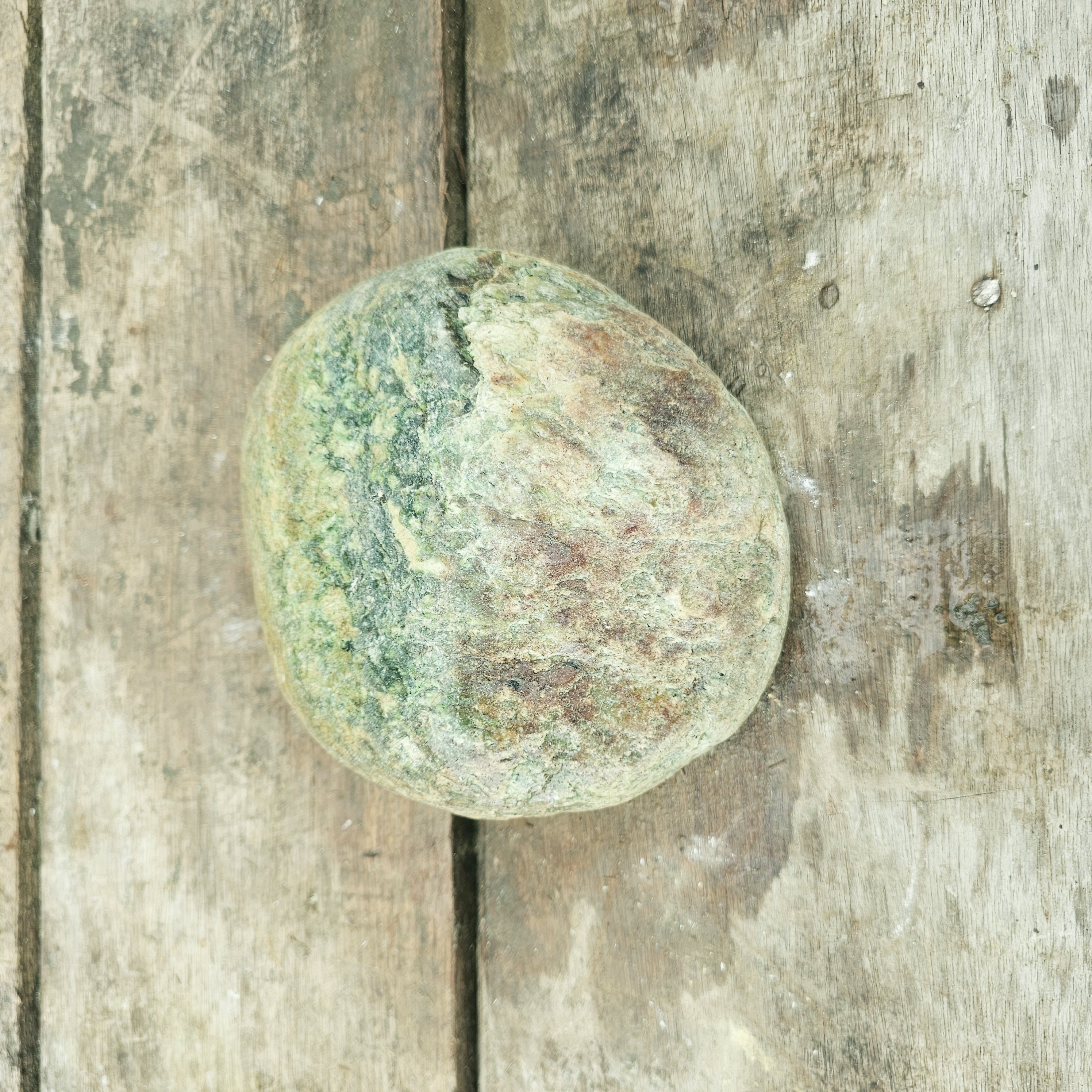 Aceh Natural Moss Green and Olive Nephrite Jade Rough Stone with Organic Banding Patterns – 3.3 KG