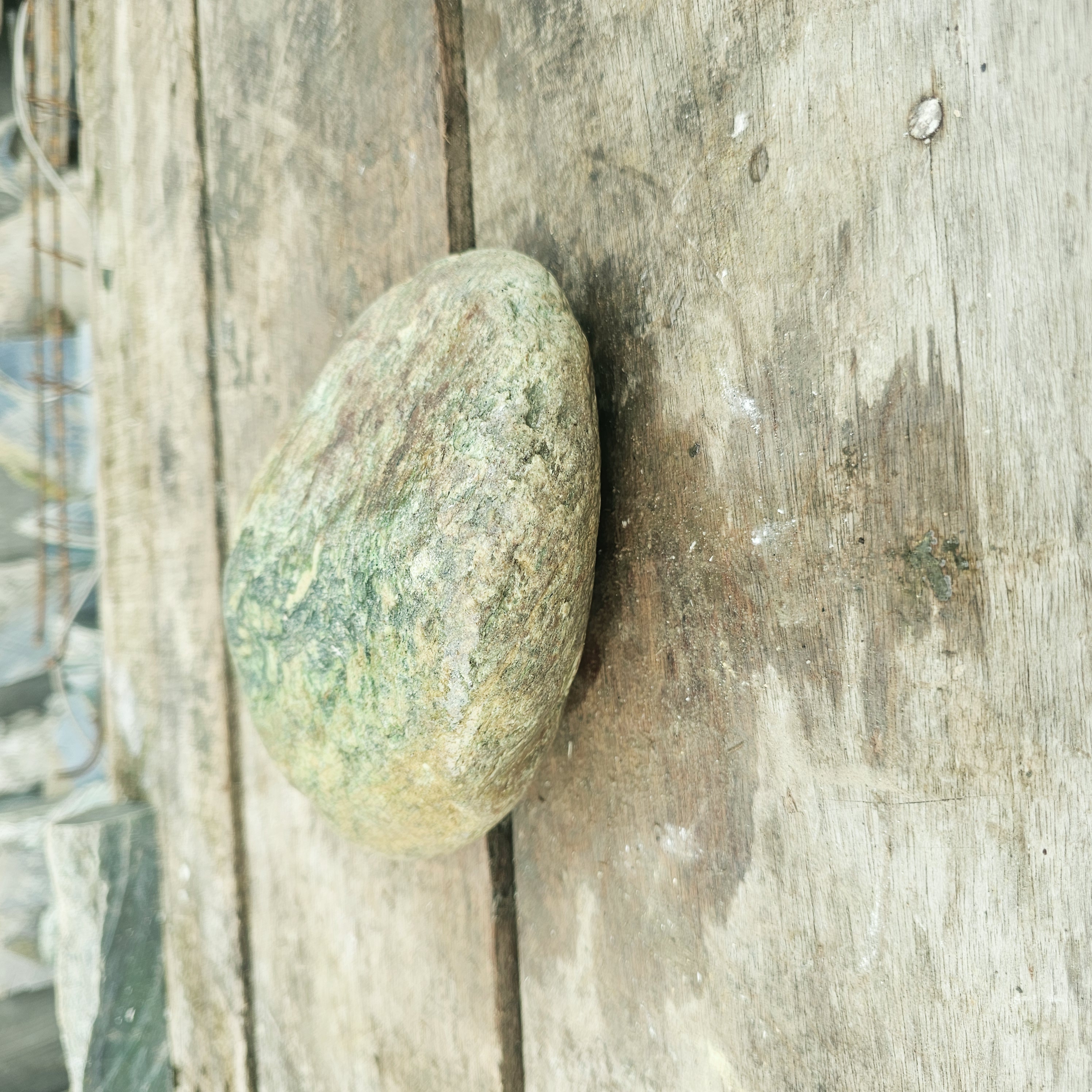Aceh Natural Moss Green and Olive Nephrite Jade Rough Stone with Organic Banding Patterns – 3.3 KG