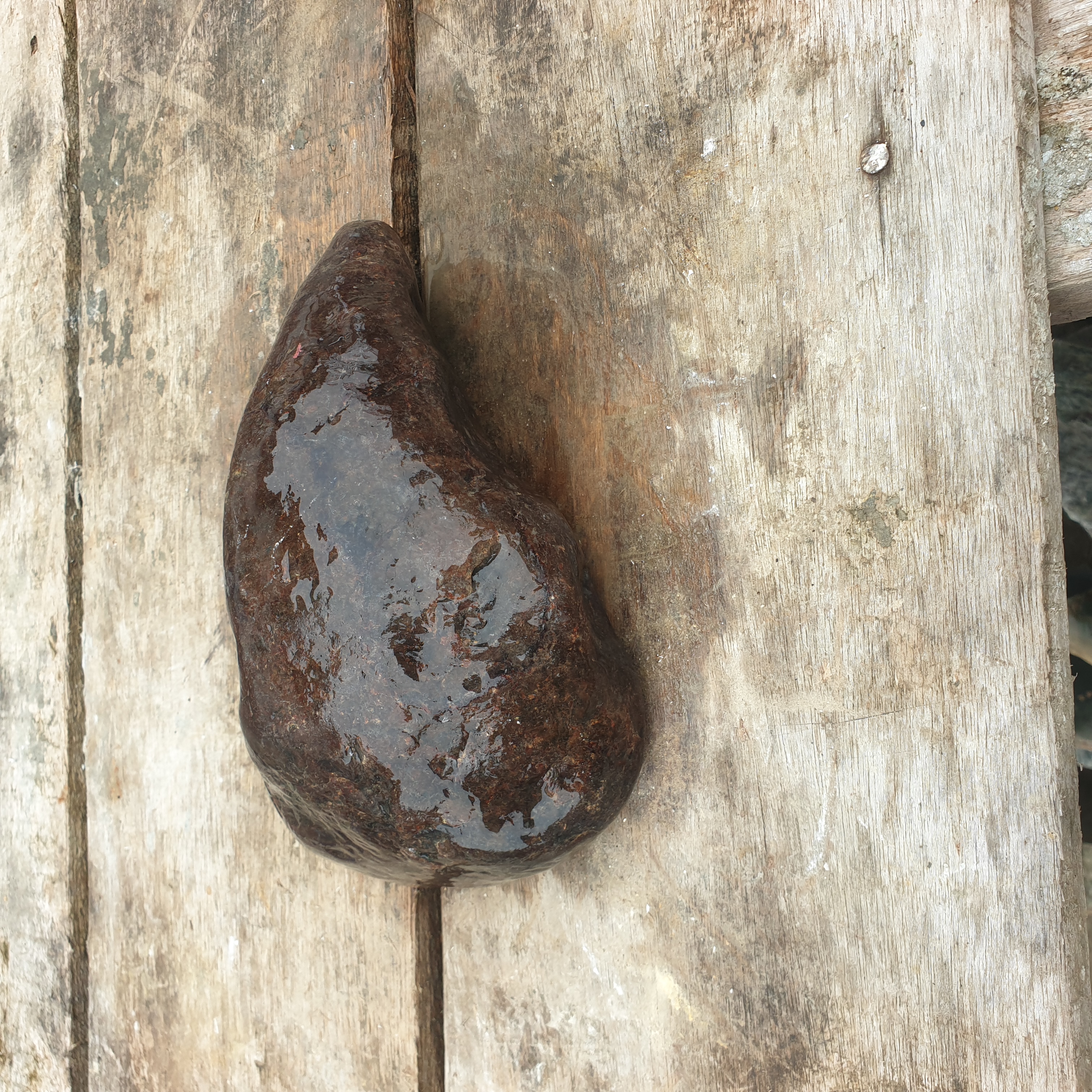 Aceh Natural Deep Blackjade with Subtle Smoky Undertones and Irregular Contour Rough Stone – 2.4 KG
